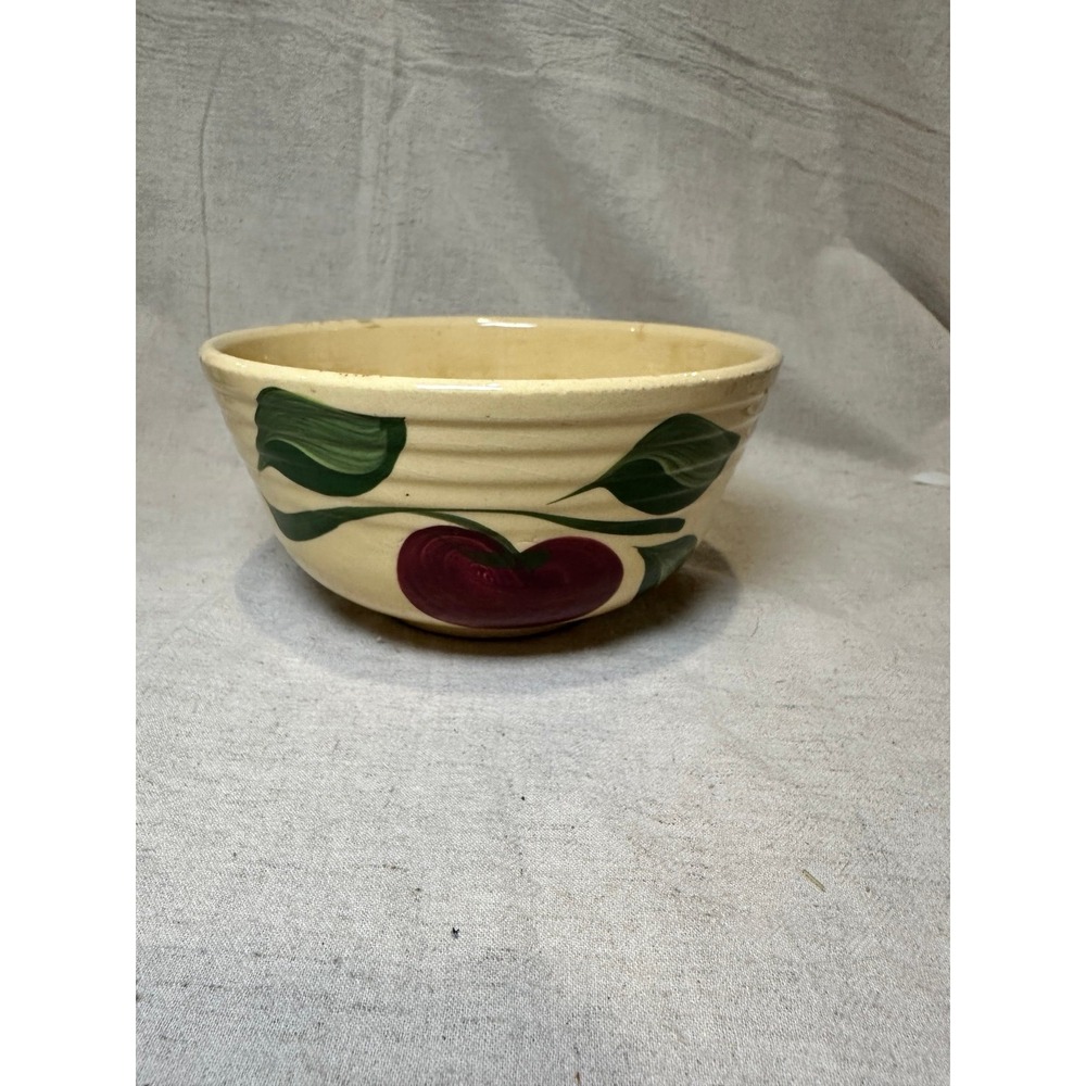 Vintage Watt #6 Bowl Apple Ceramic